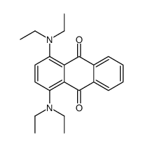 1,4-bis(diethylamino)anthracene-9,10-dione结构式