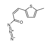 3-(5-methylthiophen-2-yl)prop-2-enoyl azide Structure