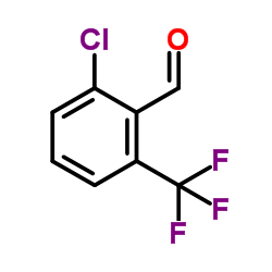 2-氯-6-(三氟甲基)苯甲醛结构式
