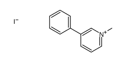 1-methyl-3-phenylpyridin-1-ium,iodide Structure