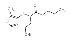 4-(2-甲基-3-硫代呋喃)-5-壬烷结构式