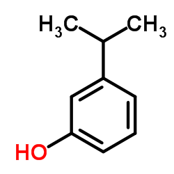 3-异丙基苯酚结构式