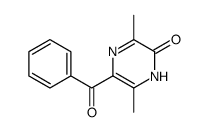 5-benzoyl-3,6-dimethyl-1H-pyrazin-2-one Structure