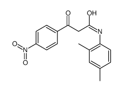 N-(2,4-Dimethylphenyl)-3-(4-nitrophenyl)-3-oxopropanamide结构式