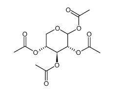 1,2,3,4-Tetra-O-acetyl-D-xylopyranose Structure