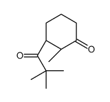 (2S,3R)-3-(2,2-dimethylpropanoyl)-2-methylcyclohexan-1-one Structure