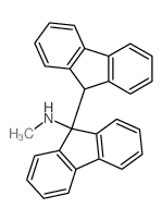 9-(9H-fluoren-9-yl)-N-methyl-fluoren-9-amine结构式