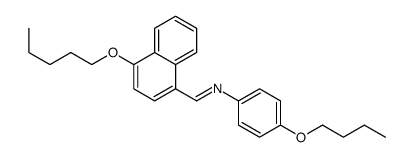 N-(4-butoxyphenyl)-1-(4-pentoxynaphthalen-1-yl)methanimine Structure