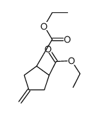 diethyl (1S,2R)-4-methylidenecyclopentane-1,2-dicarboxylate Structure