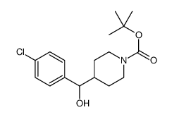 1-Boc-4-[(4-氯苯基)羟基甲基]哌啶结构式