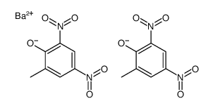 barium(2+),2-methyl-4,6-dinitrophenolate Structure