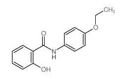 4-乙氧基水杨苯胺结构式