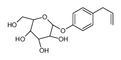 胡椒酚-1-O-β-D-葡萄糖苷结构式