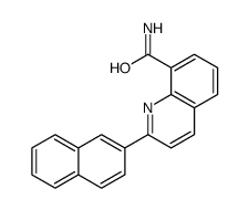 2-naphthalen-2-ylquinoline-8-carboxamide Structure