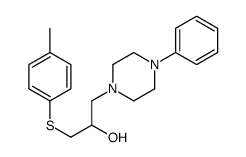 α-[(p-Tolylthio)methyl]-4-phenyl-1-piperazineethanol Structure