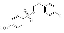 1-chloro-4-[2-(4-methylphenyl)sulfonyloxyethyl]benzene Structure