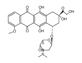N,N-dimethyldoxorubicin结构式