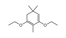 1,3-diethoxy-2,5,5-trimethyl-cyclohexa-1,3-diene结构式