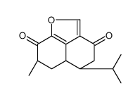(5R)-5,5aα,6,7-Tetrahydro-7α-methyl-5α-isopropyl-3H-naphtho[1,8-bc]furan-3,8(4H)-dione结构式