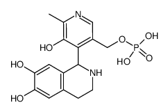 Norepinephrin-pyridoxal-5-phosphat结构式