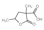 3-Furancarboxylic acid,tetrahydro-3,5-dimethyl-2-oxo- Structure