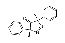 trans-3,5-dihydro-3,5-dimethyl-3,5-diphenyl-4H-pyrazol-4-one Structure