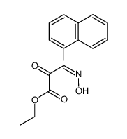 ethyl 3-(1-naphthyl)-3-oximino-2-oxopropionate结构式
