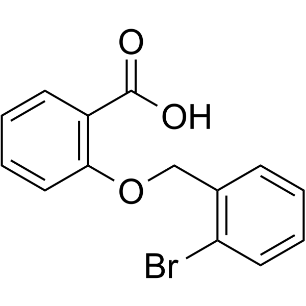 2-[(2-Bromobenzyl)oxy]benzoic acid Structure
