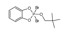 2,2-dibromo-2-(neopentyloxy)-2l5-benzo[d][1,3,2]dioxaphosphole结构式