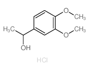 1-(3,4-dimethoxyphenyl)ethanol,hydrochloride Structure