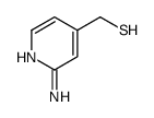 4-Pyridinemethanethiol,2-amino-(9CI) Structure