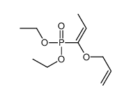1-diethoxyphosphoryl-1-prop-2-enoxyprop-1-ene结构式
