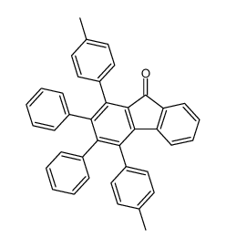 1,4-di-p-tolyl-2,3-diphenylfluorenone结构式