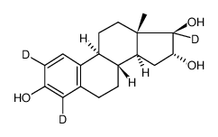 雌三醇-D3结构式