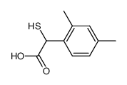 DL-2,4-Dimethylphenyl(mercapto)essigsaeure结构式