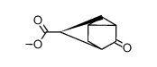 (1R.2S.3S.4S.6R)-rel-5-氧代三环[2.2.1.02.6]庚烷-3-甲酸甲酯结构式