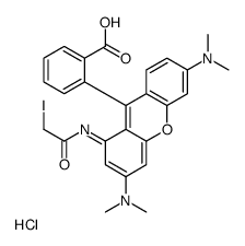 tetramethylrhodamine iodoacetamide Structure