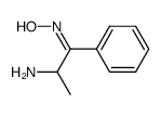 α-aminopropiophenone oxime Structure