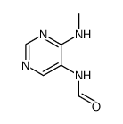 5-formamido-4-(methylamino)pyrimidine Structure