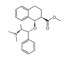 cis-1-[2(S)-(dimethylamino)-1(R)-phenylpropoxy]-2-(methoxycarbonyl)-1,2,3,4-tetrahydronaphthalene结构式