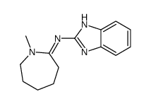 (Z)-N-(1H-benzimidazol-2-yl)-1-methylazepan-2-imine结构式