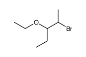 3-ethoxy-2-bromo-pentane Structure