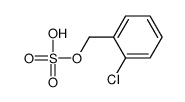 (2-chlorophenyl)methyl hydrogen sulfate Structure