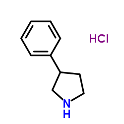 3-苯基吡咯烷盐酸盐结构式