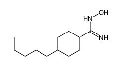 N'-hydroxy-4-pentylcyclohexane-1-carboximidamide结构式