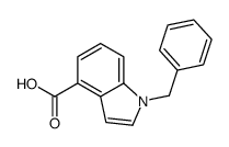 1-BENZYL-1H-INDOLE-4-CARBOXYLIC ACID结构式