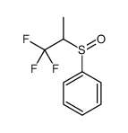 1,1,1-trifluoropropan-2-ylsulfinylbenzene Structure