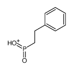 hydroxy-oxo-(2-phenylethyl)phosphanium Structure