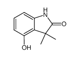 4-hydroxy-3,3-dimethyl-indolin-2-one结构式