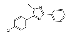 5-(4-chlorophenyl)-1-methyl-3-phenyl-1,2,4-triazole Structure